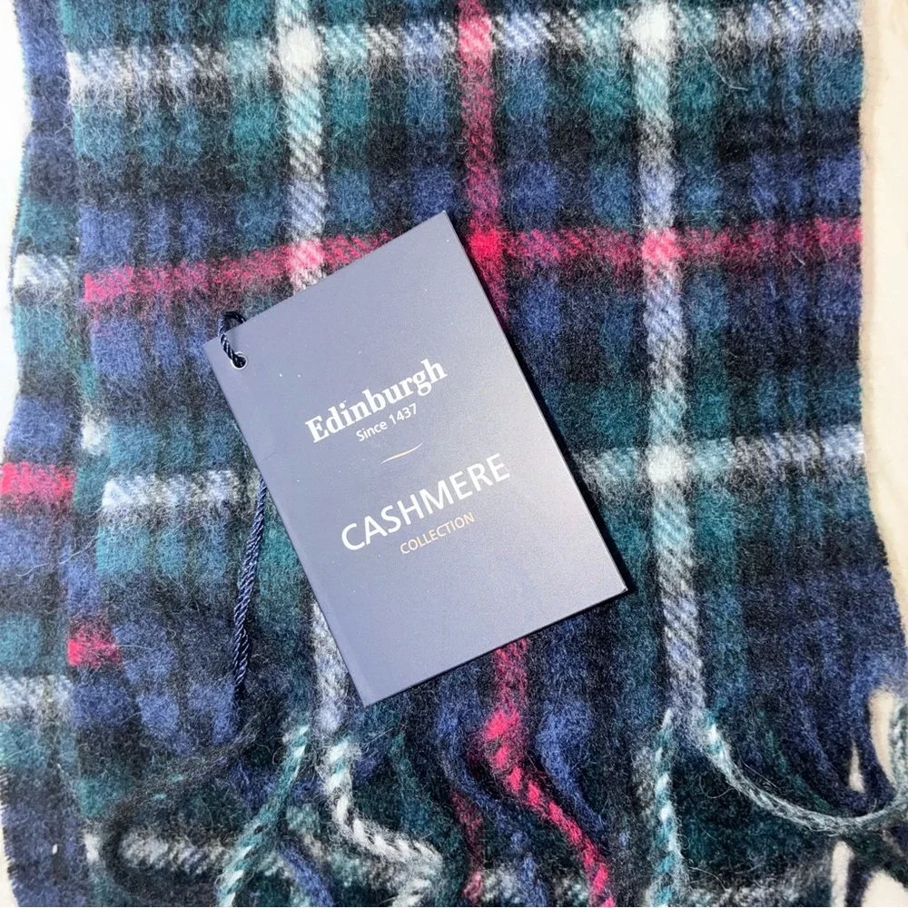 Edinburgh Cashmere Mini Scarf Mackenzie NEW